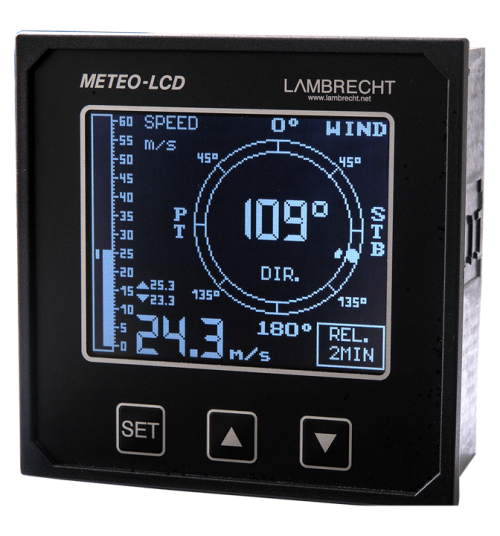 METEO-LCD-NAV Digitaler Schiffs-Anzeiger