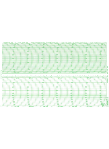 Graph paper 82 TH 20-0-60, 100-0, 7 days; 1 set = 100 pieces