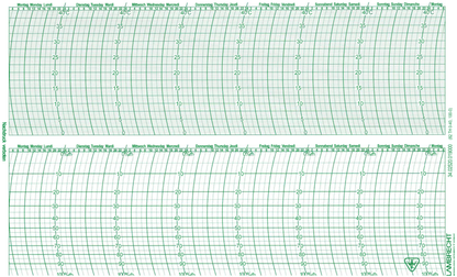 Graph paper 82 TH 0-40, 100-0, 7 days