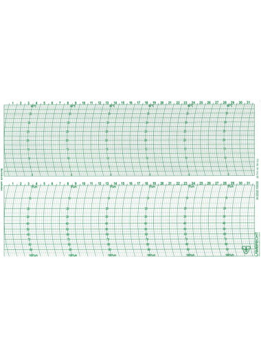 Graph paper 82 TH 0-40, 100-0, c, 31 days